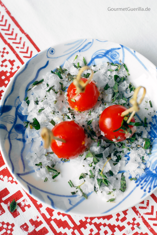  Tipsy Tomatoes #recipe #gourmetguerilla #appetizer #vegan 